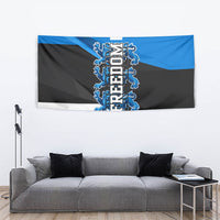Estonia Flag 1884 Freedom Tapestry Geometric Lion Crest National Pride