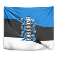 Estonia Flag 1884 Freedom Tapestry Geometric Lion Crest National Pride