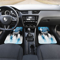 Estonia Elagu Eesti Lions Car Mats Watercolor Splash Flag Heraldic