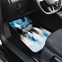 Estonia Elagu Eesti Lions Car Mats Watercolor Splash Flag Heraldic