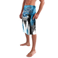 Estonia Elagu Eesti Lions Lavalava Watercolor Splash Flag Heraldic