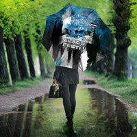 Estonia Elagu Eesti Lions Umbrella Watercolor Splash Flag Heraldic