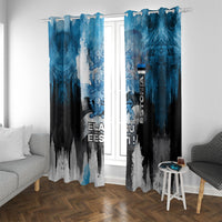 Estonia Elagu Eesti Lions Window Curtain Watercolor Splash Flag Heraldic
