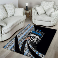 Estonia June 4 1884 Eesti Lipp Area Rug Ethnic Traditional Folk Art Flag