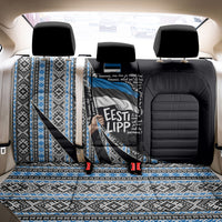Estonia June 4 1884 Eesti Lipp Back Car Seat Cover Ethnic Traditional Folk Art Flag