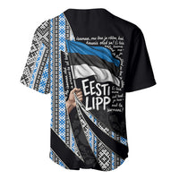 Estonia June 4 1884 Eesti Lipp Baseball Jersey Ethnic Traditional Folk Art Flag
