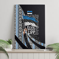 Estonia June 4 1884 Eesti Lipp Canvas Wall Art Ethnic Traditional Folk Art Flag