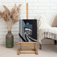Estonia June 4 1884 Eesti Lipp Canvas Wall Art Ethnic Traditional Folk Art Flag