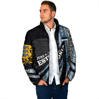 Estonia June 4 1884 Eesti Lipp Padded Jacket Ethnic Traditional Folk Art Flag