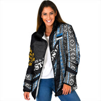 Estonia June 4 1884 Eesti Lipp Padded Jacket Ethnic Traditional Folk Art Flag