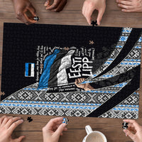 Estonia June 4 1884 Eesti Lipp Puzzle Ethnic Traditional Folk Art Flag