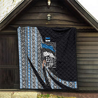 Estonia June 4 1884 Eesti Lipp Quilt Ethnic Traditional Folk Art Flag