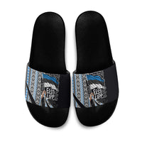 Estonia June 4 1884 Eesti Lipp Slide Sandals Ethnic Traditional Folk Art Flag