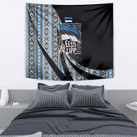 Estonia June 4 1884 Eesti Lipp Tapestry Ethnic Traditional Folk Art Flag