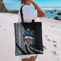 Estonia June 4 1884 Eesti Lipp Tote Bag Ethnic Traditional Folk Art Flag