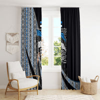 Estonia June 4 1884 Eesti Lipp Window Curtain Ethnic Traditional Folk Art Flag
