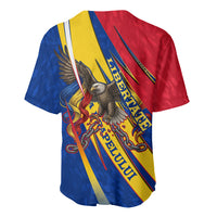 Romania Flag Day Baseball Jersey Libertate Ziua Drapelului - Eagle Patriotic Tricolor Floral