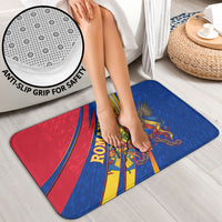 Romania Flag Day Bathroom Set Libertate Ziua Drapelului - Eagle Patriotic Tricolor Floral