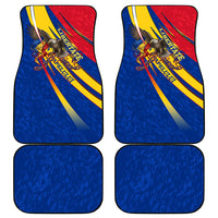 Romania Flag Day Car Mats Libertate Ziua Drapelului - Eagle Patriotic Tricolor Floral