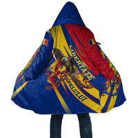 Romania Flag Day Cloak Libertate Ziua Drapelului - Eagle Patriotic Tricolor Floral