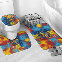 Romania Freedom Bathroom Set Flag Day June 26 - Raised Fist - Graffiti Style