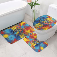 Romania Freedom Bathroom Set Flag Day June 26 - Raised Fist - Graffiti Style