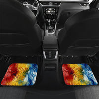 Romania We Are Free Eagle Car Mats Romanian Flag Broken Chains - Watercolor Style