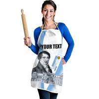 Custom Argentina Manuel Belgrano Apron Flag Day - Patriotic Sun of May