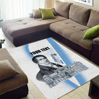 Custom Argentina Manuel Belgrano Area Rug Flag Day - Patriotic Sun of May