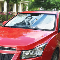 Custom Argentina Manuel Belgrano Auto Sun Shade Flag Day - Patriotic Sun of May