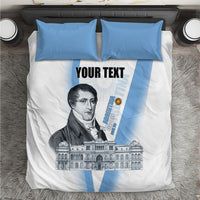 Custom Argentina Manuel Belgrano Bedding Set Flag Day - Patriotic Sun of May