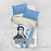 Custom Argentina Manuel Belgrano Bedding Set Flag Day - Patriotic Sun of May