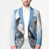 Custom Argentina Manuel Belgrano Blazer Flag Day - Patriotic Sun of May