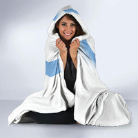 Custom Argentina Manuel Belgrano Hooded Blanket Flag Day - Patriotic Sun of May