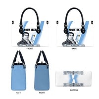 Custom Argentina Manuel Belgrano Leather Bag Flag Day - Patriotic Sun of May