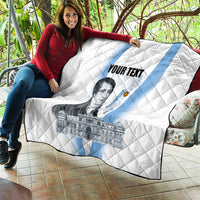 Custom Argentina Manuel Belgrano Quilt Flag Day - Patriotic Sun of May