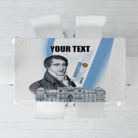 Custom Argentina Manuel Belgrano Tablecloth Flag Day - Patriotic Sun of May