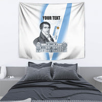 Custom Argentina Manuel Belgrano Tapestry Flag Day - Patriotic Sun of May