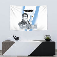 Custom Argentina Manuel Belgrano Tapestry Flag Day - Patriotic Sun of May