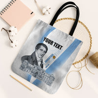 Custom Argentina Manuel Belgrano Tote Bag Flag Day - Patriotic Sun of May