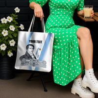 Custom Argentina Manuel Belgrano Tote Bag Flag Day - Patriotic Sun of May