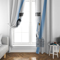 Custom Argentina Manuel Belgrano Window Curtain Flag Day - Patriotic Sun of May