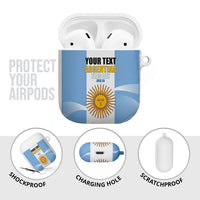 Personalized Argentina Flag Day AirPods Case Sun Of May Sol De Mayo - National Emblem Patriotism