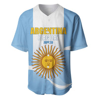 Personalized Argentina Flag Day Baseball Jersey Sun Of May Sol De Mayo - National Emblem Patriotism