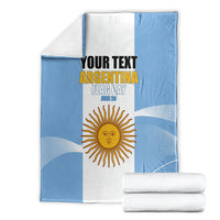 Personalized Argentina Flag Day Blanket Sun Of May Sol De Mayo - National Emblem Patriotism