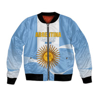 Personalized Argentina Flag Day Bomber Jacket Sun Of May Sol De Mayo - National Emblem Patriotism