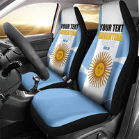 Personalized Argentina Flag Day Car Seat Cover Sun Of May Sol De Mayo - National Emblem Patriotism