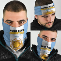 Personalized Argentina Flag Day Neck Gaiter Sun Of May Sol De Mayo - National Emblem Patriotism