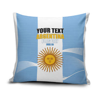 Personalized Argentina Flag Day Pillow Cover Sun Of May Sol De Mayo - National Emblem Patriotism