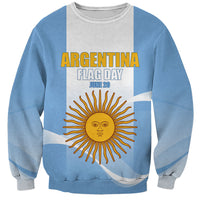 Personalized Argentina Flag Day Sweatshirt Sun Of May Sol De Mayo - National Emblem Patriotism